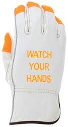 MCR Safety PD2907 Goatskin Leather With Padded Palm Mechanic glove Impact 1  MCRPD2907