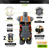 Frontline 100VTB-UN CombatTM Economy Series Full Body Harness