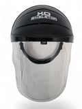 MCR Safety 104 "XO Skeleton" Series Headgear and Polycarbonate Face Shield Clear