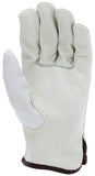 MCR Safety 3313 Leather Drivers Work Gloves Buffalo Grain Leather Keystone Thumb