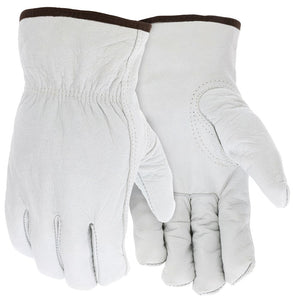 1 Dozen of MCR Safety 3313T Leather Drivers Insulated Work Gloves Buffalo Grain