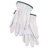 MCR Safety 3601 Leather Drivers Work Gloves Premium Grain Goatskin Leather