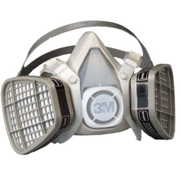 3M Half Facepiece Disposable Respirator Assembly 5201, Organic Vapor,