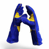 1 Pair MCR 4500 Leather Welding Work Gloves, Foam Lined, Heat Resistant.