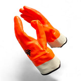 MCR 6521SCO PVC Coated Insulated Gloves Double Dipped Hi-Vis Orange (3-Pairs)