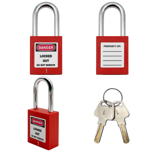 Lockout Tagout Locks, Safety Padlock, Lock 1-1/2