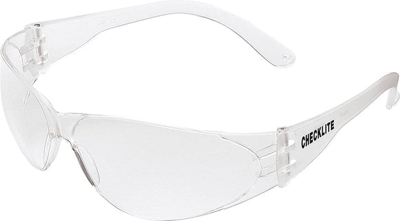 Checklite Series Safety Glasses with Clear Lens Excellent Orbital Seal (Dozen)