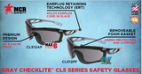 CL512AF Safety Glasses with Gray UV-AF® Anti-Fog Lens 12 Pack