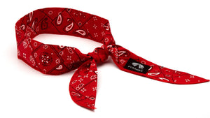 Pyramex CNB12PKR Beaded cooling bandana (12 Pack) - red paisley