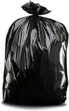 Heavy Duty Disposable Bags 36" x 60" Black Unprinted-3 Mil 55-60 Gallon 50/Roll