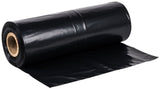 Heavy Duty Disposable Bags 36" x 60" Black Unprinted-3 Mil 55-60 Gallon 50/Roll