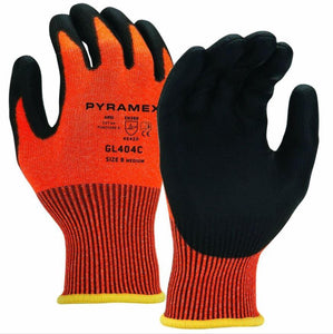 Pyramex GL404C Polyurethane Gloves Cut Level 4-12 Pairs