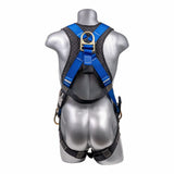 Safety Harness 5pt Grommet Legs, Padded Back, SRL Back Plate