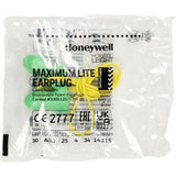 Howard Leight By Honeywell LPF-30 Max Lite Single-Use Earplugs, Corded, 30NRR, G