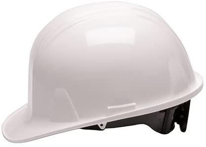 16-Pyramex HP14110 SL Series Cap Style Hard Hat  White Cap Style 4-Point Ratchet