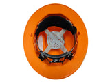 12 - PYRAMEX SL SERIES FULL BRIM HARD HAT HP24140 ORANGE STYLE 4-POINT RATCH