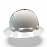 Pyramex HP54110V Ridgeline Full Brim Hard Hat 4Point Vented Ratchet Suspension