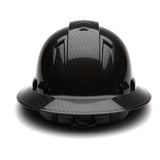 Pyramex - HP54117S Shiny Black Graphite Pattern Full Brim Style 4-Point Standard