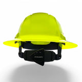 Case of 12 Pyramex HP54131V Ridgeline Full Brim Hard Hat, Vented, Hi-Vis Lime