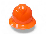 12 Pyramex HP54141V Orange Ridgeline Full Brim Hard Hat, Vented, 4-Point Ratchet