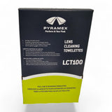 LCT100 Lens Cleaning Towelettes - Streak-Free, Anti-Fog, Pack of 100