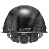 Lift Safety DAX Fifty 50 Hard Hat, Carbon Fiber Cap (Orange/Black) (HDC50C-19OC)