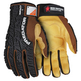 MCR Safety PD2907 Predator Mechanics Impact & Cut Resistant Goatskin Gloves