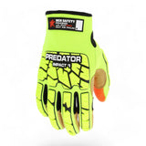 MCR PD4900 Predator Mechanics Gloves Hi-Visibility Cut Resistant Work Gloves