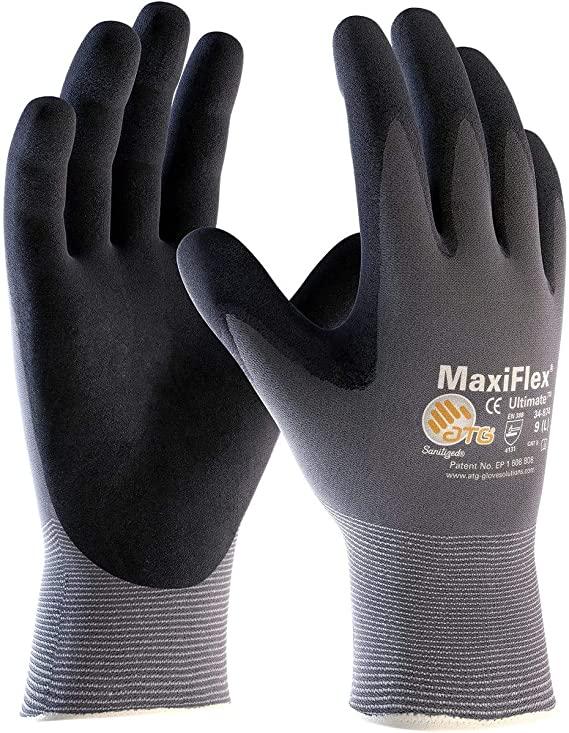 Pip Maxiflex Ultimate 34874 Foam Nitrile Palm Coated Gloves (Pack Of 12)