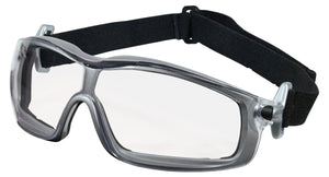 MCR Safety RT120AF RT1 Series Foam Lined Safety Glasses Clear Anti-Fog Lens Adju