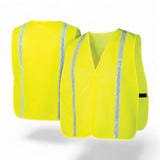 Pyramex RV110 Safety Vest, Hi-Vis Lime Green, RV1 Series