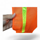 Pyramex RV120 Safety Vest, Hi-Vis Orange, RV1 Series