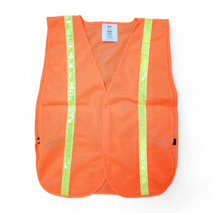 Pyramex RV120 Safety Vest, Hi-Vis Orange, RV1 Series