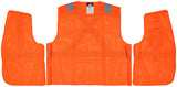 MCR Safety RXCL2MO Hi-Visibility Recycled Safety Vest ANSI 107 Type R, Class 2 M