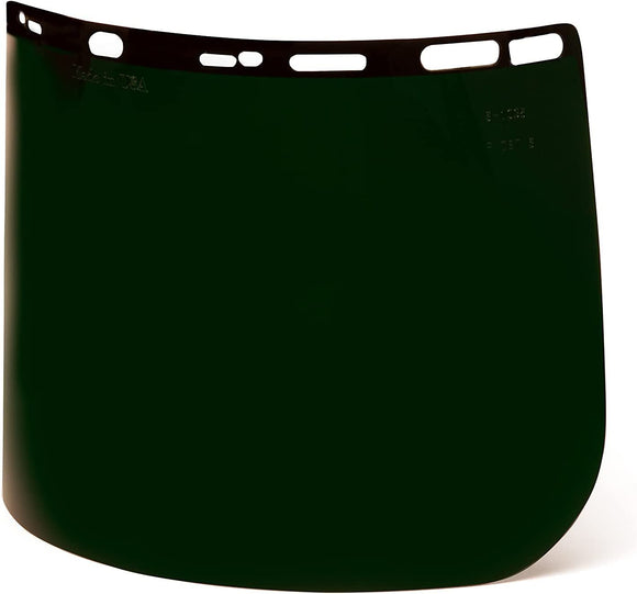 Pyramex S1035 Dark Green Tinted Polythylene Face Shield 8