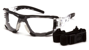 Pyramex FYXATE SB10210STMFP Clear H2MAX Anti-Fog Lens with Clear Temples