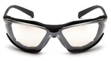 Pyramex  PROXIMITY SB9310ST Clear H2X Anti-Fog Lens with Black Frame