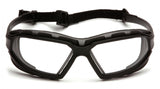 Pyramex Highlander Clear H2X Anti-Fog Lens With Black/gray Frame 12 Pack