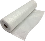 Square-Pattern String Reinforced Poly 10'x100' NON-FR 6 Mil Clear