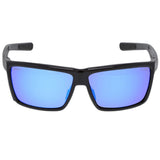 12 Pair MCR SAFETY Swagger SR218B Black Safety Glasses Blue Diamond Mirror Lense