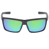 MCR SAFETY Swagger SR22bGZ Charcoal Safety Glasses Green Mirror Polarized Lenses