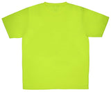 MCR  Safety STSL T-Shirt, Short Sleeve, polyester jersey material, No Reflective