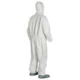 Case of 25 Dupont Tyvek Coverall with Hood and Boots TY122S