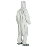 MCR Safety TY122S DuPont Tyvek Coverall, zipper front, elastic sleeves