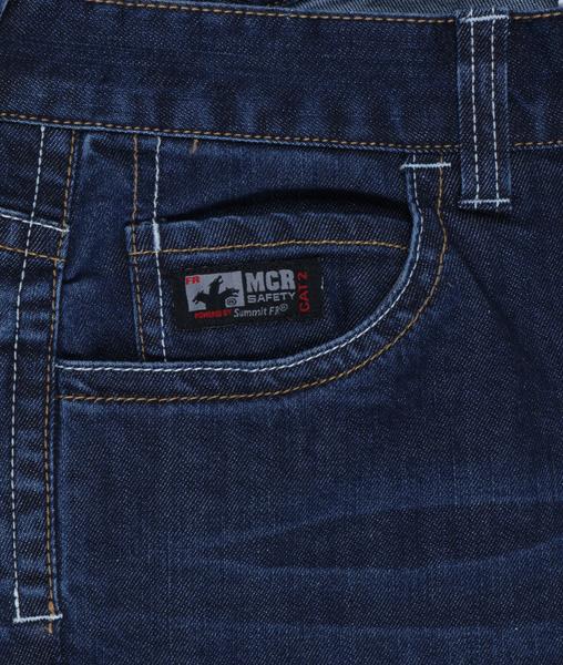 MCR Safety P1D3630 Indigo Blue Cotton Flame Resistant Denim Jeans