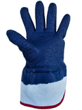 MCR Safety 9761R Predator Series Fully Nitrile Coated Work Gloves Safety Cuff and Jersey Lined Treated with ActiFresh.