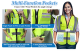Cooling Ice Vest with 8pcs Ice Pack - for Men & Women (Non-adjustable)